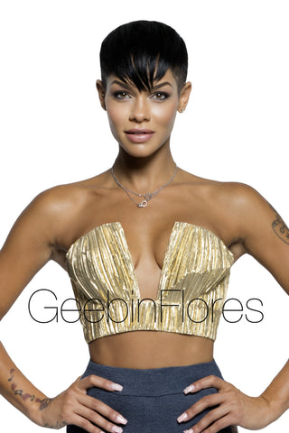 Gold Giselle Crop Top